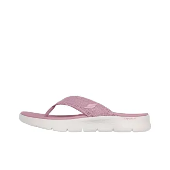 Skechers Go Walk Fle Slip Resistant Flip Flops Women's Pink Purple