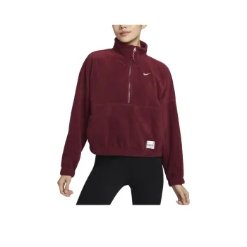 Nike POLAR ONE TF HZ TOP Sweatshirt Women's Burgundy