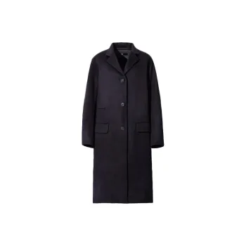 UNIQLO Coats Women's Navy Blue