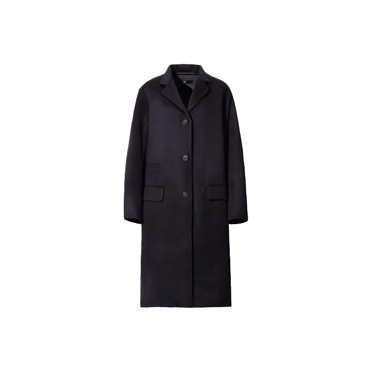 UNIQLO Coats Women's Navy Blue-0