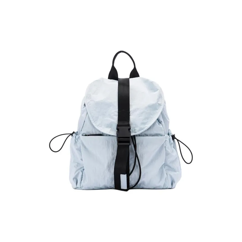 RED DRAGONFLY Fabric Backpack Unisex Black/Light Blue/Gray/Green-15
