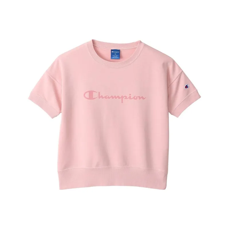 Champion SS24 Sweatshirt Women's Light Pink-0