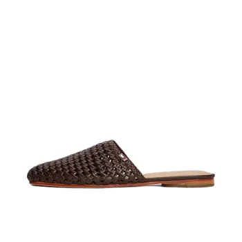 Tommy Hilfiger Abrasion Resistant Closed Toe Slippers Women's Dark Brown