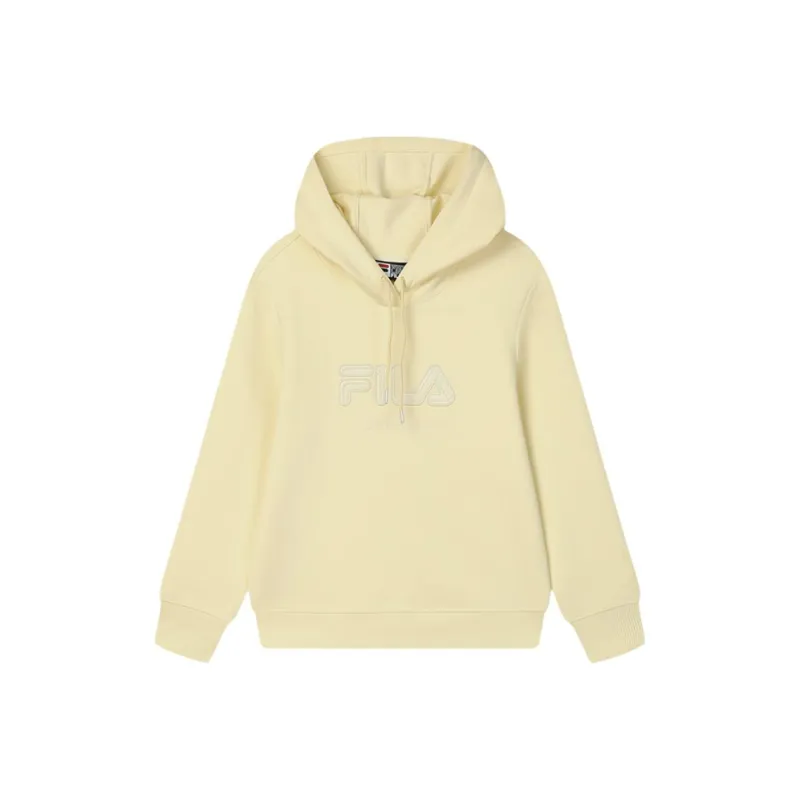 FILA Sweatshirt Women's Coffee Beige Yellow-0