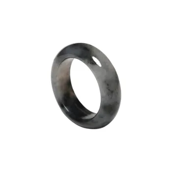 Cuizu Hetian Jade Rings Blue And White Unisex
