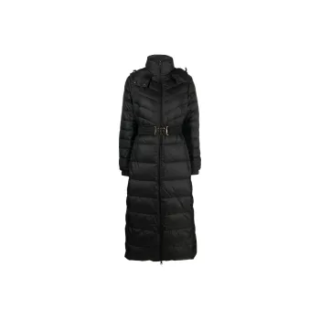 Twinset Hooded Belted Puffer Coat