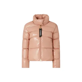 PINKO High Neck Padded Pea Jacket