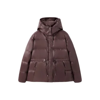 PEACEBIRD x Juan Salazar Down Jacket Women's Dark Coffee