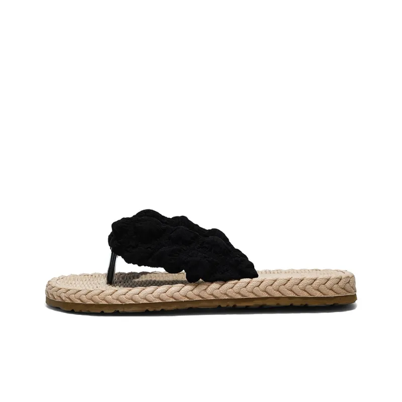 NANJIREN Quiet Odor Resistant Abrasion Resistant Slip Resistant Massage Flip Flops Women's-9