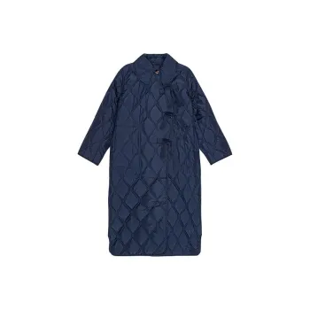 GANNI Coats Women's Navy Blue
