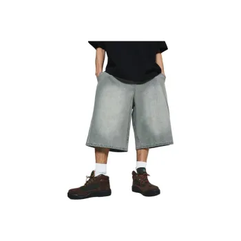 FREAK'S STORE Denim Shorts Men's Charcoal Gray