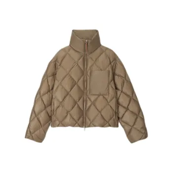 JIL SANDER Quilted Funnel Neck Down Jacket