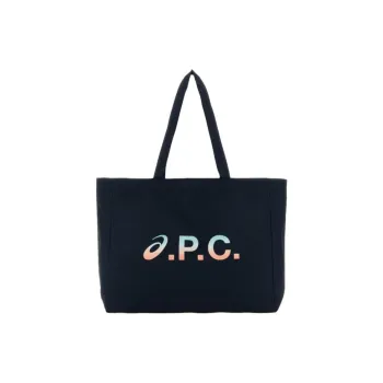 A.P.C Polyamide Tote Bag, Shopping Bag, Shoulder Bag Men's Marine Blue