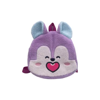 MINISO Plush Backpack Kids' Purple & Multicolor