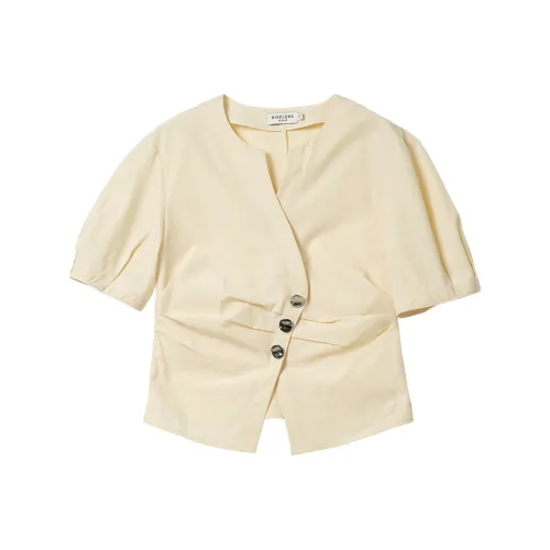 Bethine Shirt Women's Lemon Ice Gauze Yellow