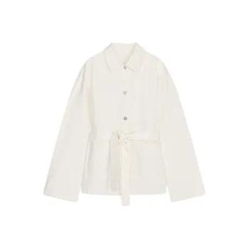 ZARA Jackets & Coats Women's Frosted White