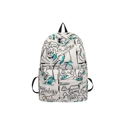 HCXK Nylon KLEIN backpack Unisex White/Gray