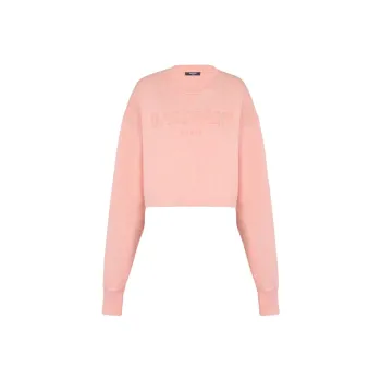 BALMAIN Logo Embroidered Vintage Sweatshirt