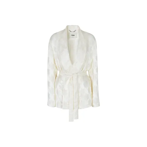 FENDI Silk Wrap Jacket