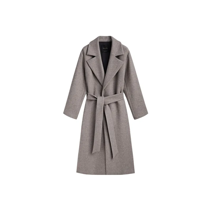 Massimo Dutti Coats Women's Dark Umber-0