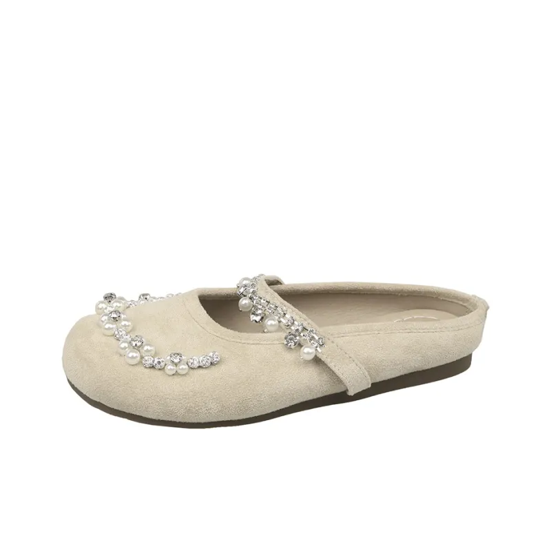 AJPAP Odor Resistant Abrasion Resistant Slip Resistant Closed Toe Slippers Women's-0