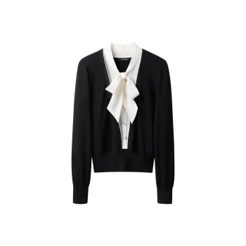 Yan Domain Knitwear Women's Black