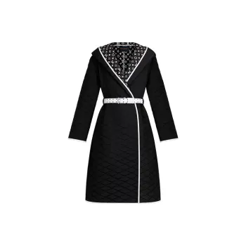 LOUIS VUITTON Coat Women's Black