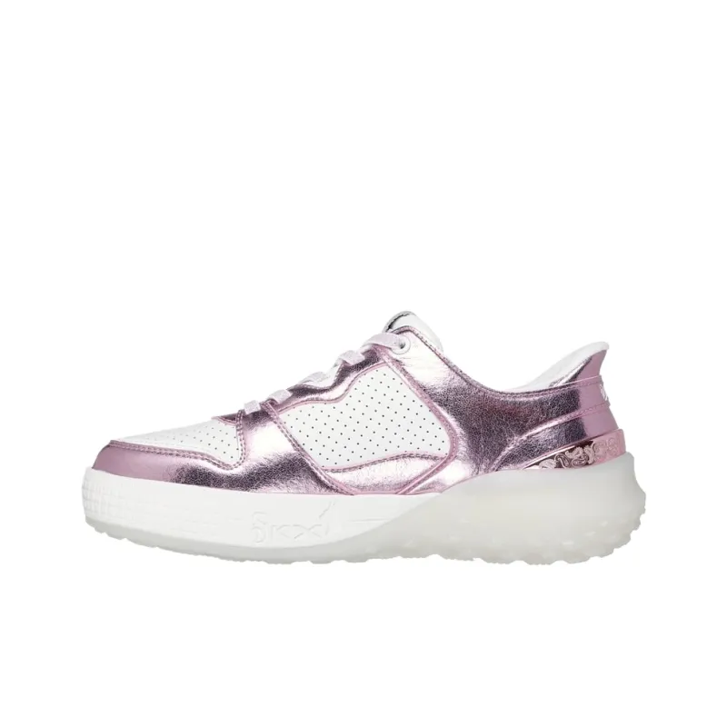 SNOOP DOGG x Skechers Sizzle Low Top Casual Shoes Women's White Pink-2