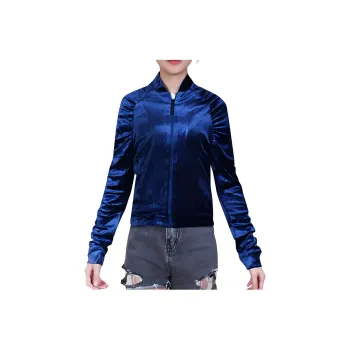 VERSACE Jackets & Coats Women's Blue