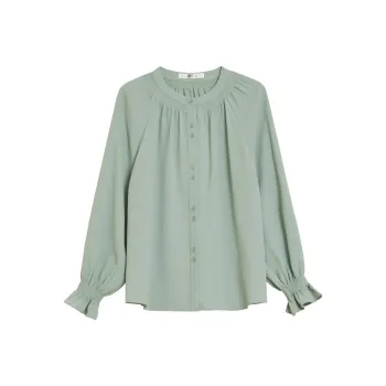 Mambe Shirt Women's Pea Pod Green