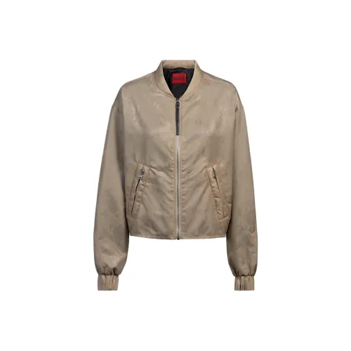HUGO BOSS Python print Bomber Jacket