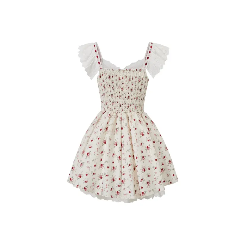 Peaches Peaches Short Sleeved Dress Women's-10