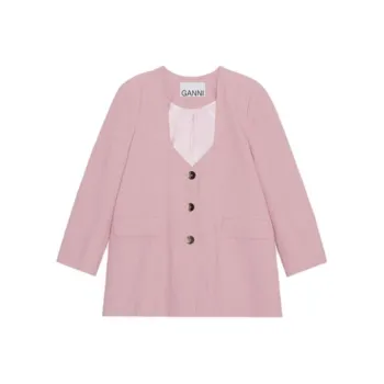 GANNI Business Suits Women's Bright Pink