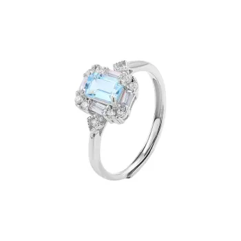 JINJI Natural Topaz Rings Women's