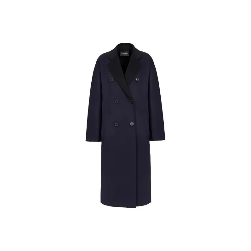 EMPORIO ARMANI Coats Women's Navy Blue-0