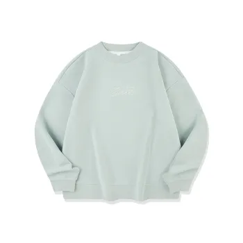 QIAODAN Early Autumn Sweatshirt Women's Grass Frost Green