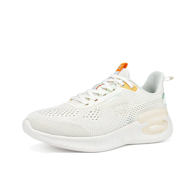 361° Cushioning, Breathable, Lightweight Low Top Casual Running Shoes Women's Feather White Sheer Blue-2