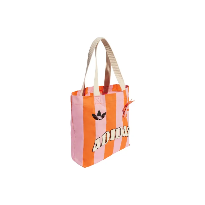 Adidas Cotton Shoulder Bag Unisex Half Pink Spark & Half Sun Orange-1