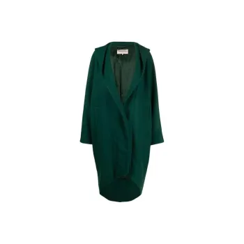 Alexandre Vauthier Hooded Single-breasted Coat