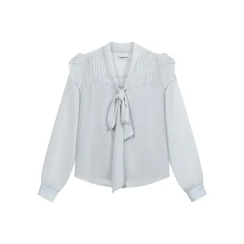 JOSR Chiffon Shirt Women's White