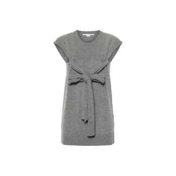 Stella McCartney Self-Tie Fastened Sleeveless Knitted Top