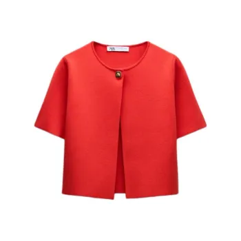 ZARA Knitwear Women's Red