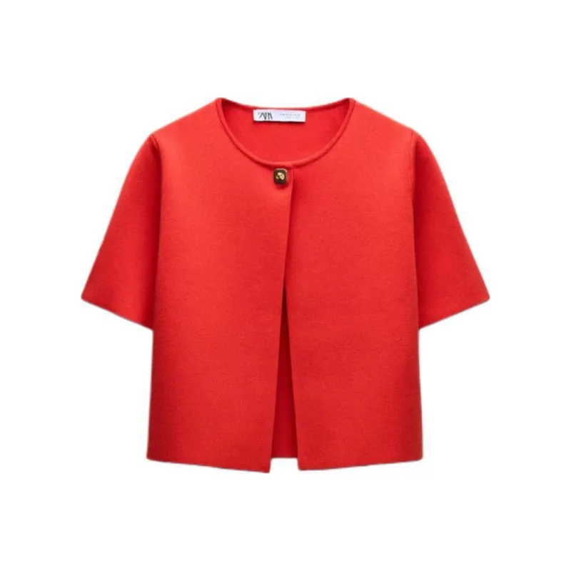ZARA Knitwear Women's Red-0