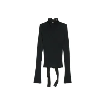Balenciaga SS25 Knitwear Regular Fit Women's Black