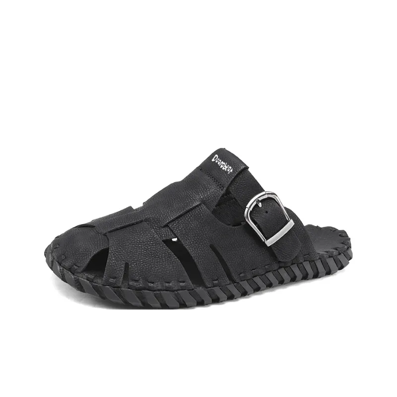 Budding Bear Abrasion Resistant Slip Resistant Closed Toe Slippers Men's-0