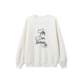 HDFULERN Sweatshirt Women's Light Apricot