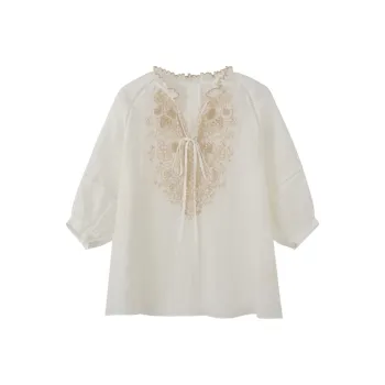 Homemade Willow Silk Shirt Women's