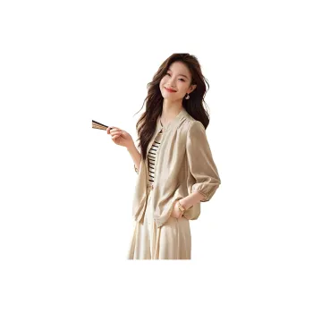 Mo Han Yi Mei Jackets & Coats Women's Champagne
