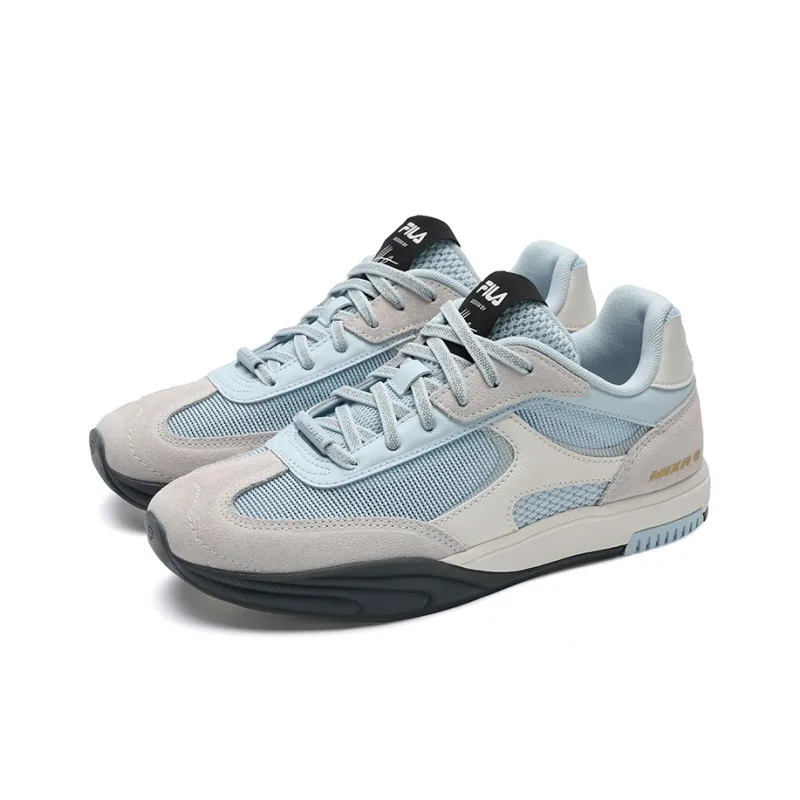 FILA Pioneer Series Slip Resistant, Abrasion Resistant, Balance, Breathable Low Top Skateboard Shoes Women's Blue Pink-2