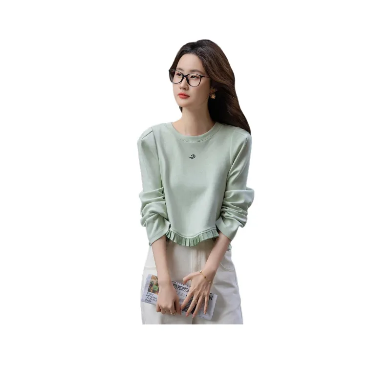 【dme】 Sweatshirt Women's Light Aqua Green-0